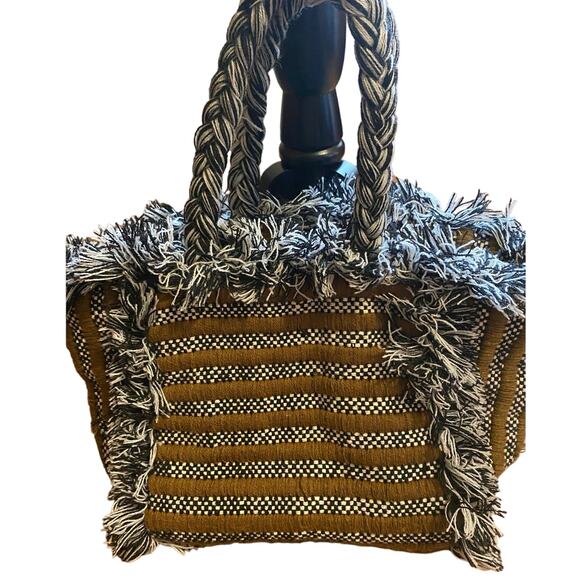 Anthropologie Gabi Fringed‎ HandBag - Picture 1 of 6